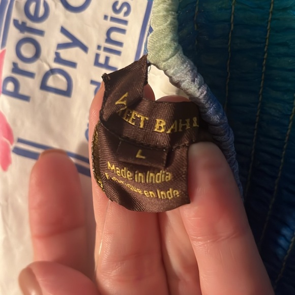 NWT Vineet Bahl Blurred Sheer Mini Dress with Train, sz L - Picture 9 of 17